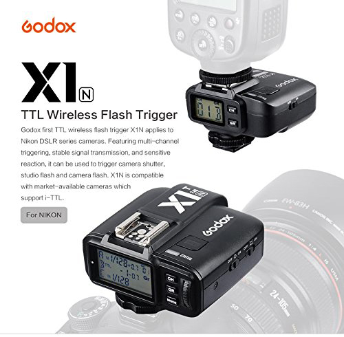 Godox X1T-N TTL Wireless 1/8000S HSS Flash Trigger for Nikon (ตัวส่ง)     